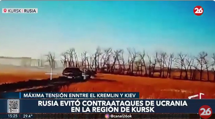 Rusia repele un contraataque ucraniano en la provincia de Kursk